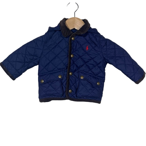 Ralph Lauren Quilted Barn Jacket Size 9 Months - Picture 2 of 6